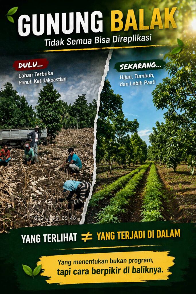 Pemulihan Lahan di Gunung Balak