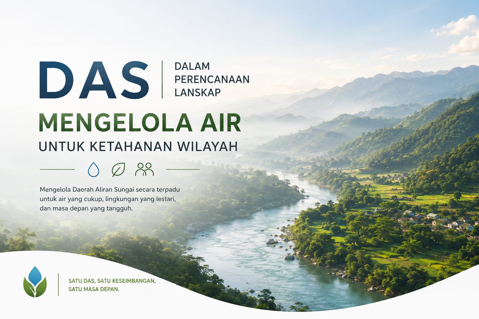 DAS dalam Perencanaan Lanskap: Mengelola Air untuk Ketahanan Wilayah
