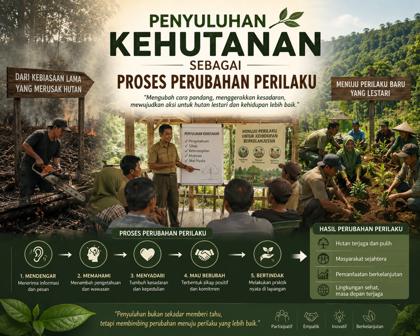 Penyuluhan Kehutanan sebagai Proses Perubahan Perilaku 5 penyuluh 1