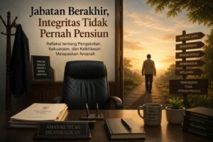 Jabatan Berakhir, Integritas Tidak Pernah Pensiun